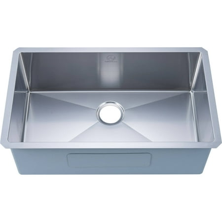 30 undermount kitchen sink allia nationalware 16gauge stainless steel 30inch single basin undermount kitchen sink 30 undermount kitchen sink allia nationalware 16gauge stainless steel 30inch single basin undermount kitchen sink